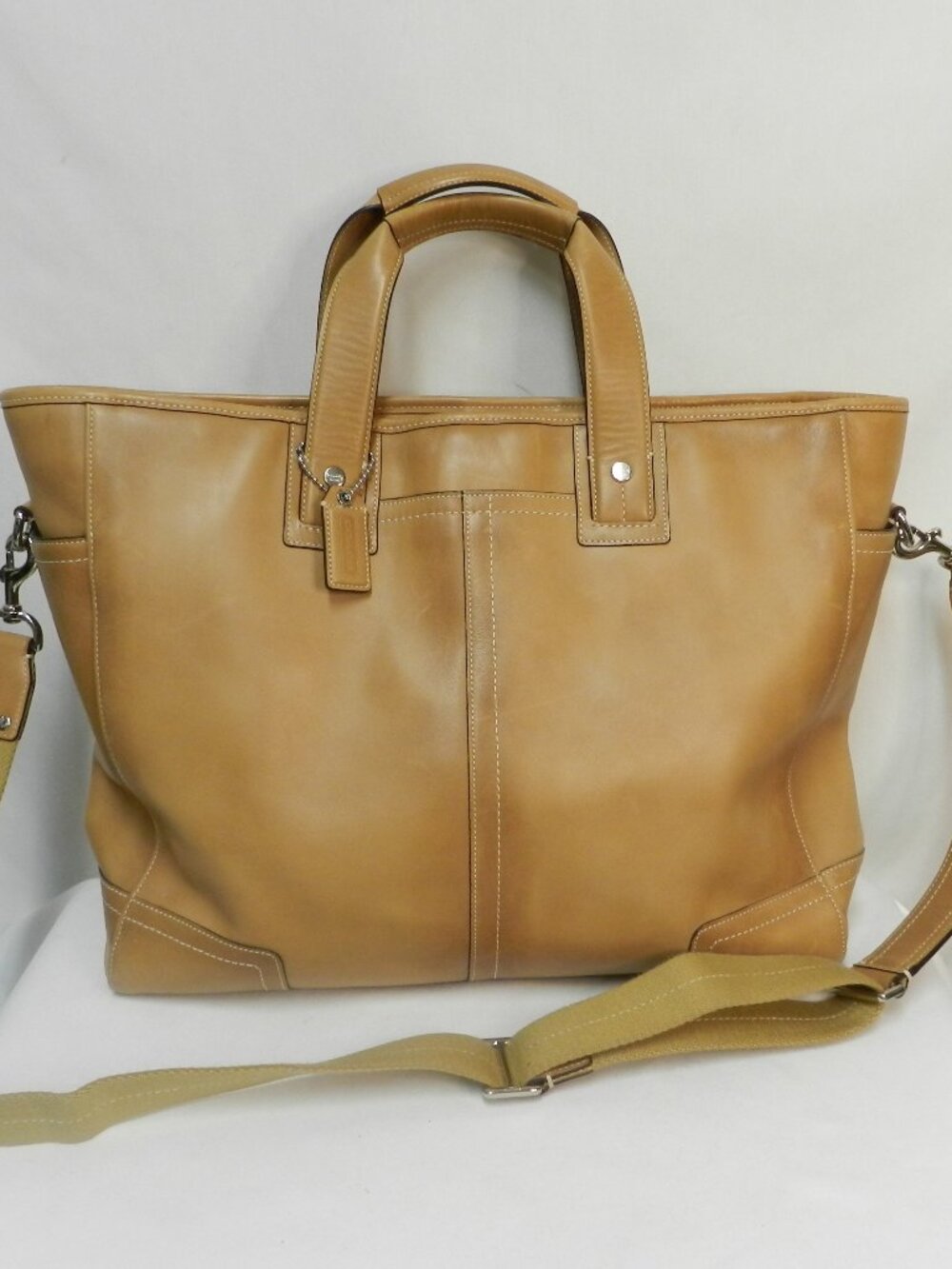 Coach Y2K Legacy Transatlantic Business Leather Tote Briefcase Bag large F70103